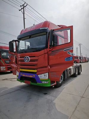 Camion Faw Jiefang Tête de tracteur utilisée J7 500 HP 6x4 fort