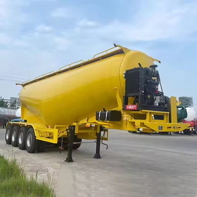 2 / 3 / 4 essieux 40 M3 45 CBM Ciment en vrac Camion de transport de poudre semi-remorque